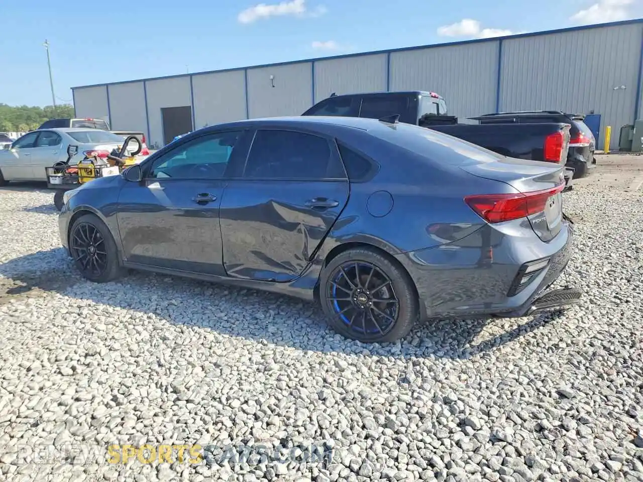 2 Photograph of a damaged car 3KPF24AD7ME302993 KIA FORTE 2021