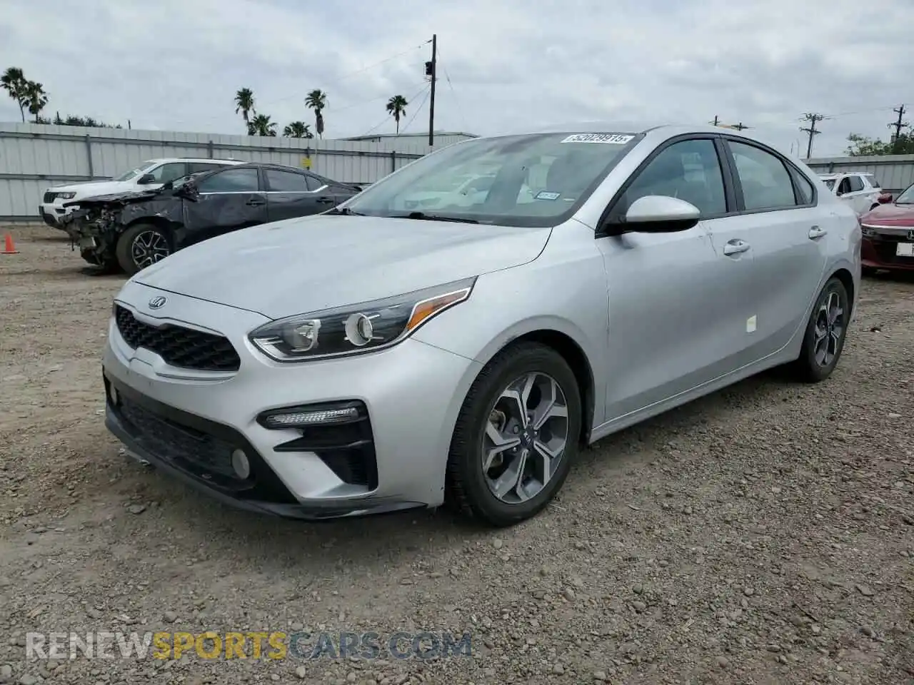 1 Photograph of a damaged car 3KPF24AD7ME306994 KIA FORTE 2021