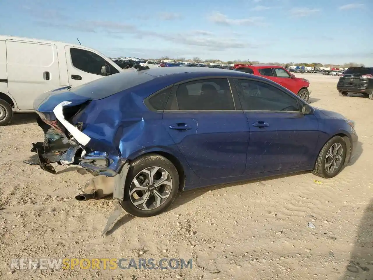 3 Photograph of a damaged car 3KPF24AD7ME330373 KIA FORTE 2021