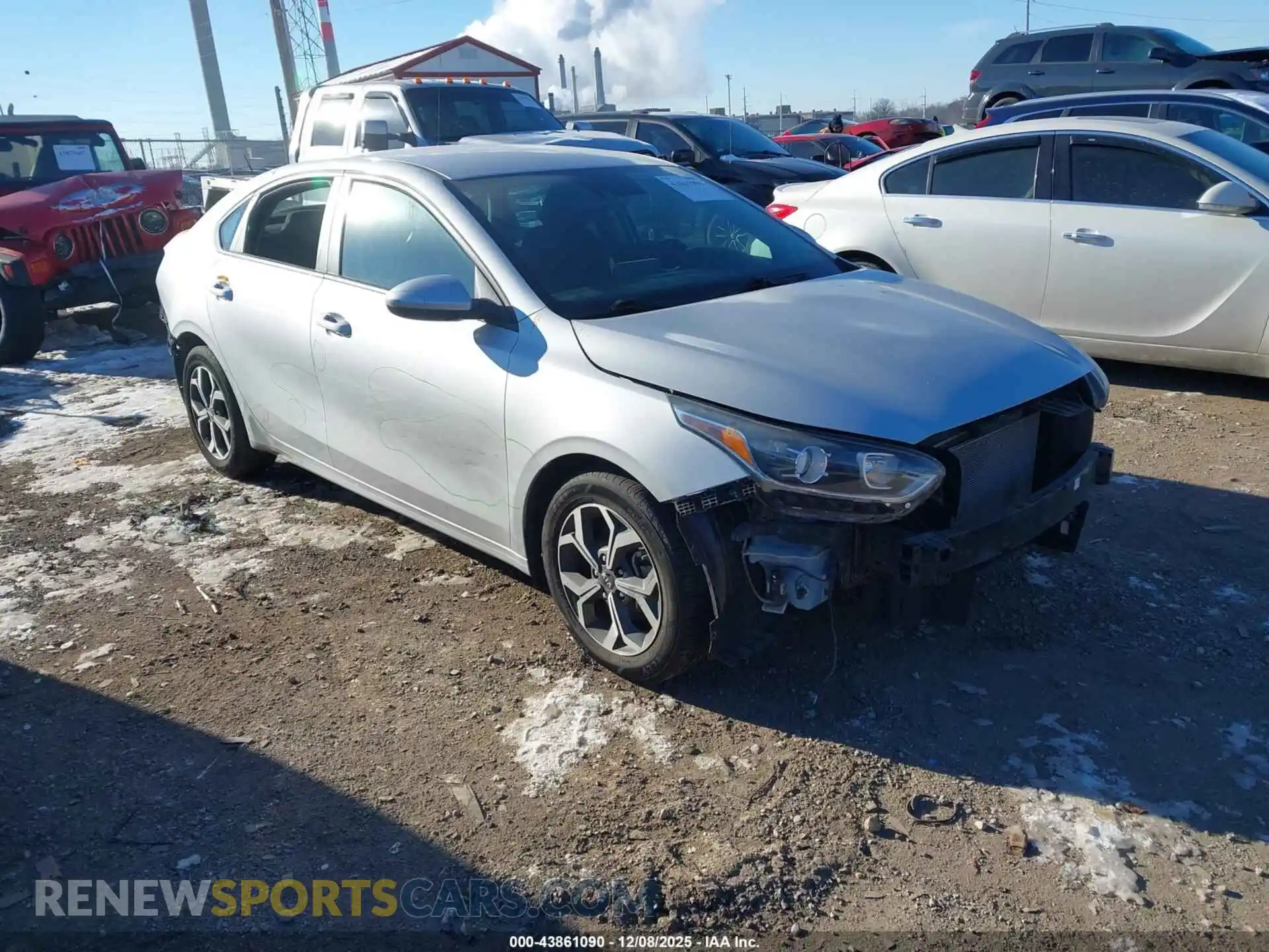 1 Photograph of a damaged car 3KPF24AD7ME333788 KIA FORTE 2021