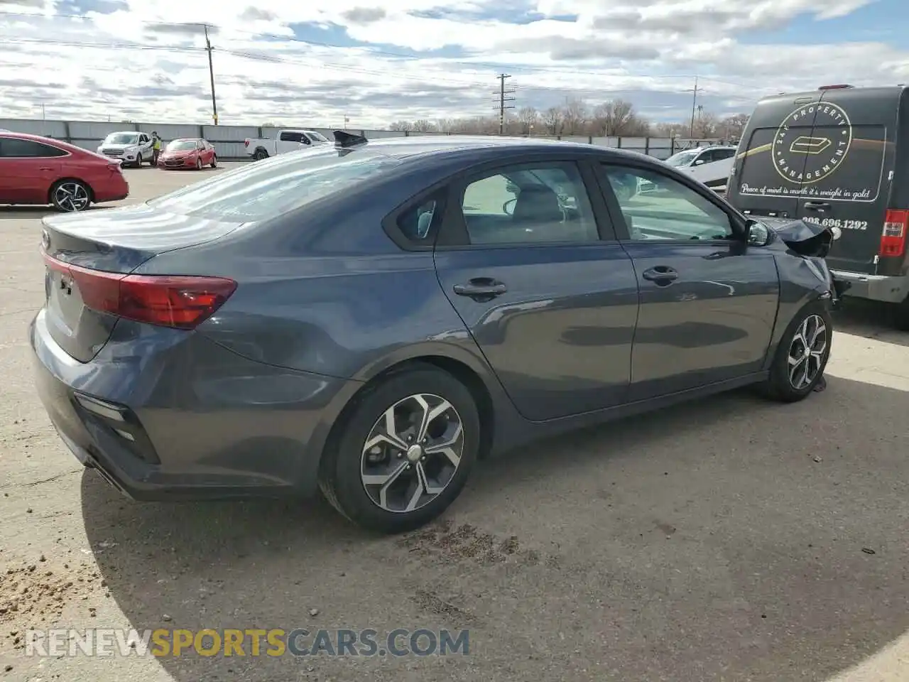 3 Photograph of a damaged car 3KPF24AD7ME334598 KIA FORTE 2021