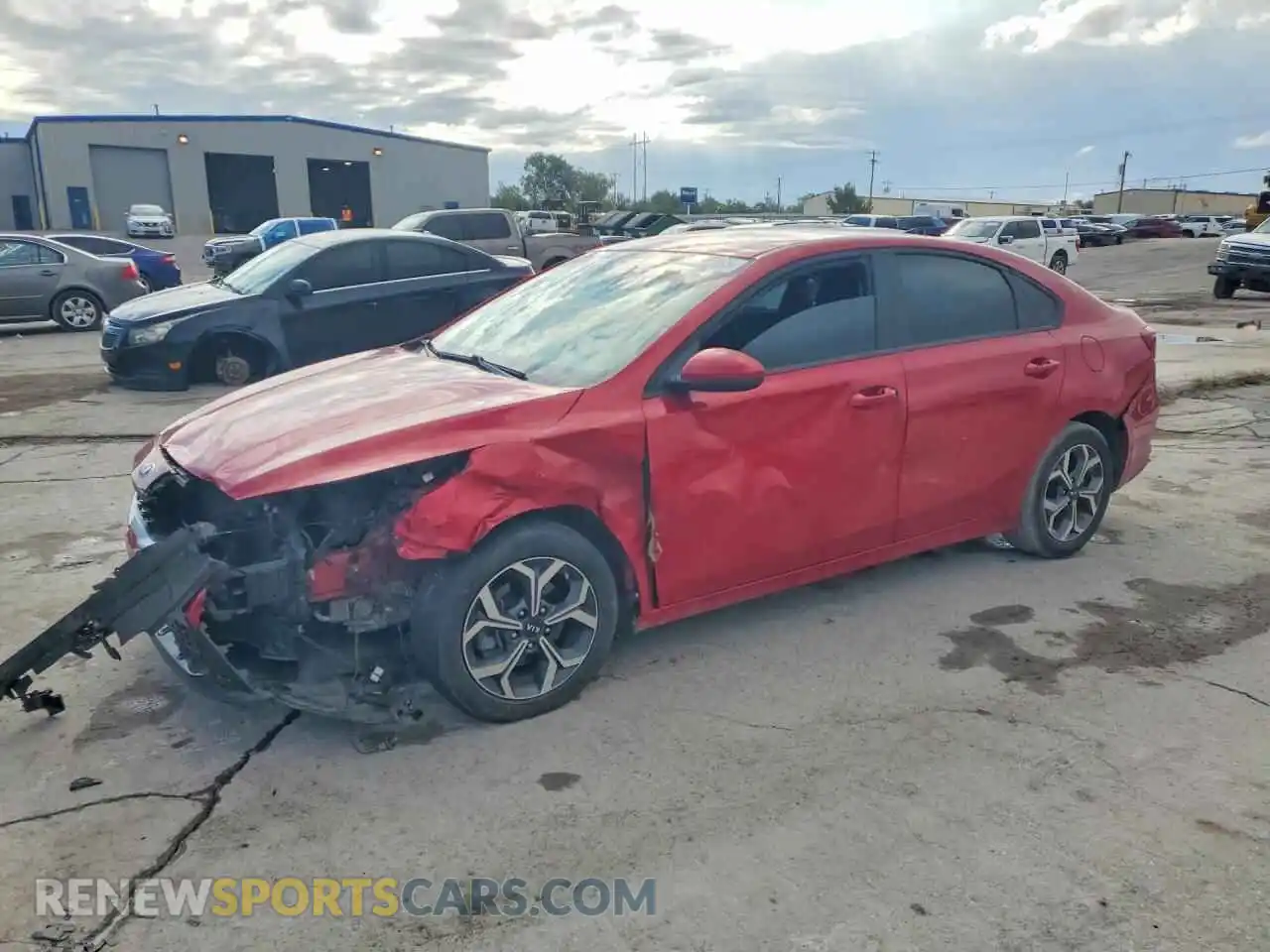 1 Photograph of a damaged car 3KPF24AD7ME337811 KIA FORTE 2021