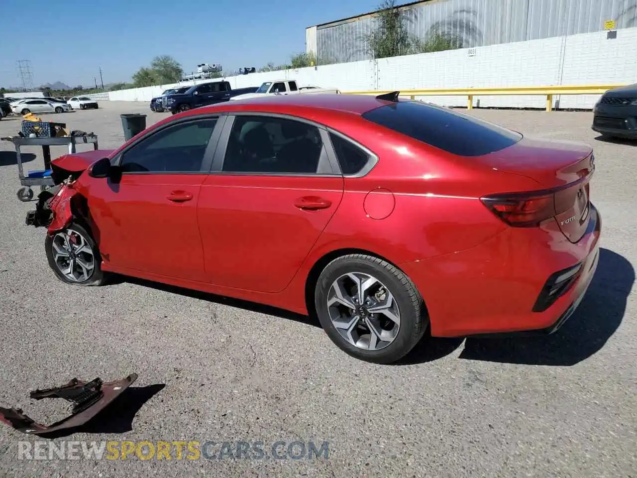 2 Photograph of a damaged car 3KPF24AD7ME343818 KIA FORTE 2021