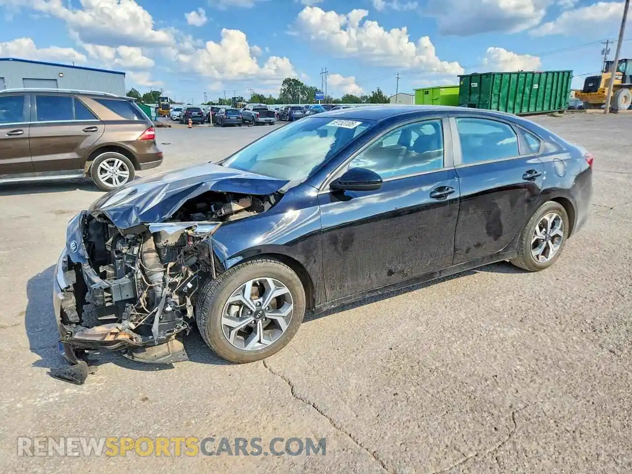 1 Photograph of a damaged car 3KPF24AD7ME360179 KIA FORTE 2021