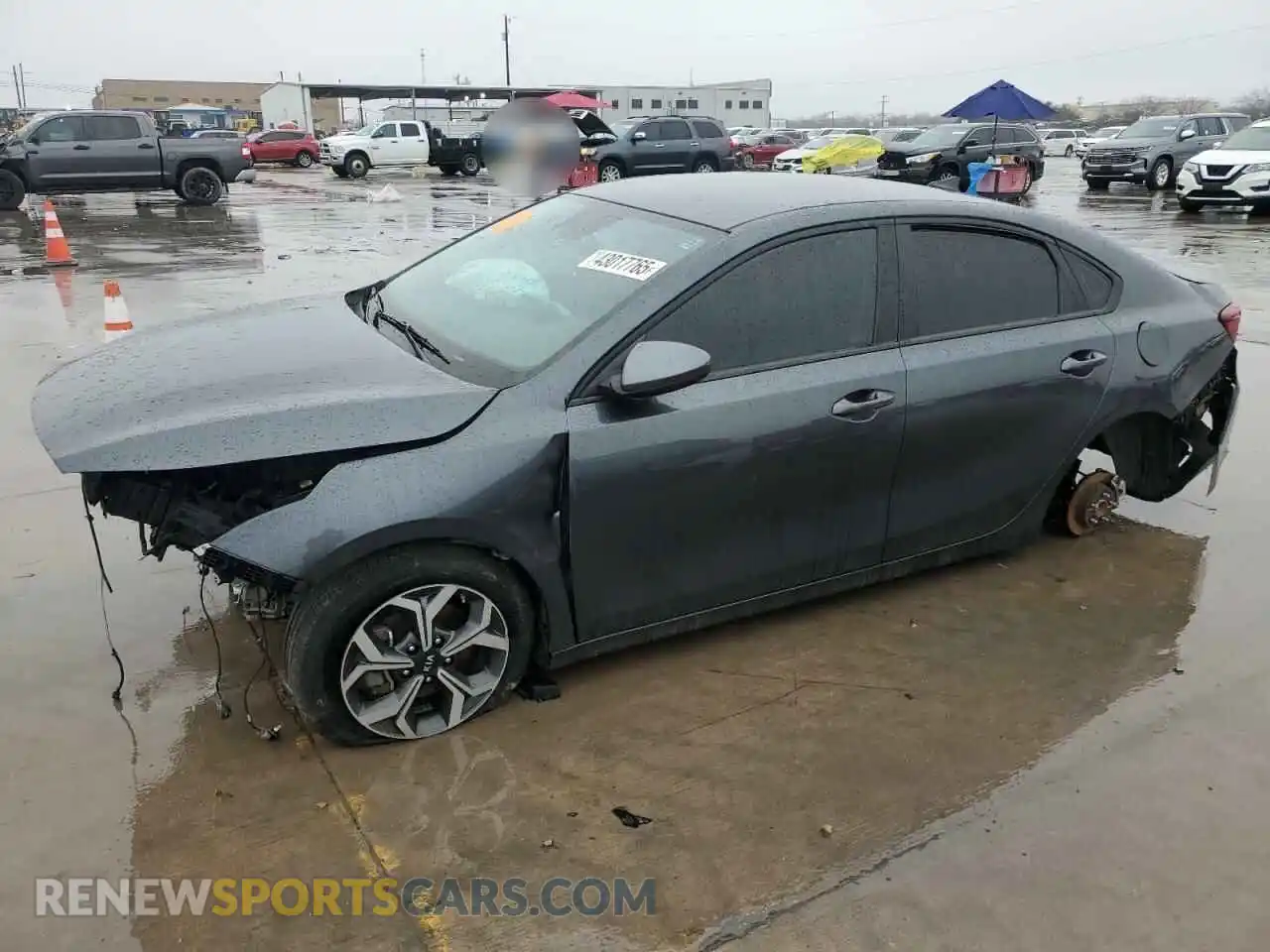 1 Photograph of a damaged car 3KPF24AD7ME363891 KIA FORTE 2021