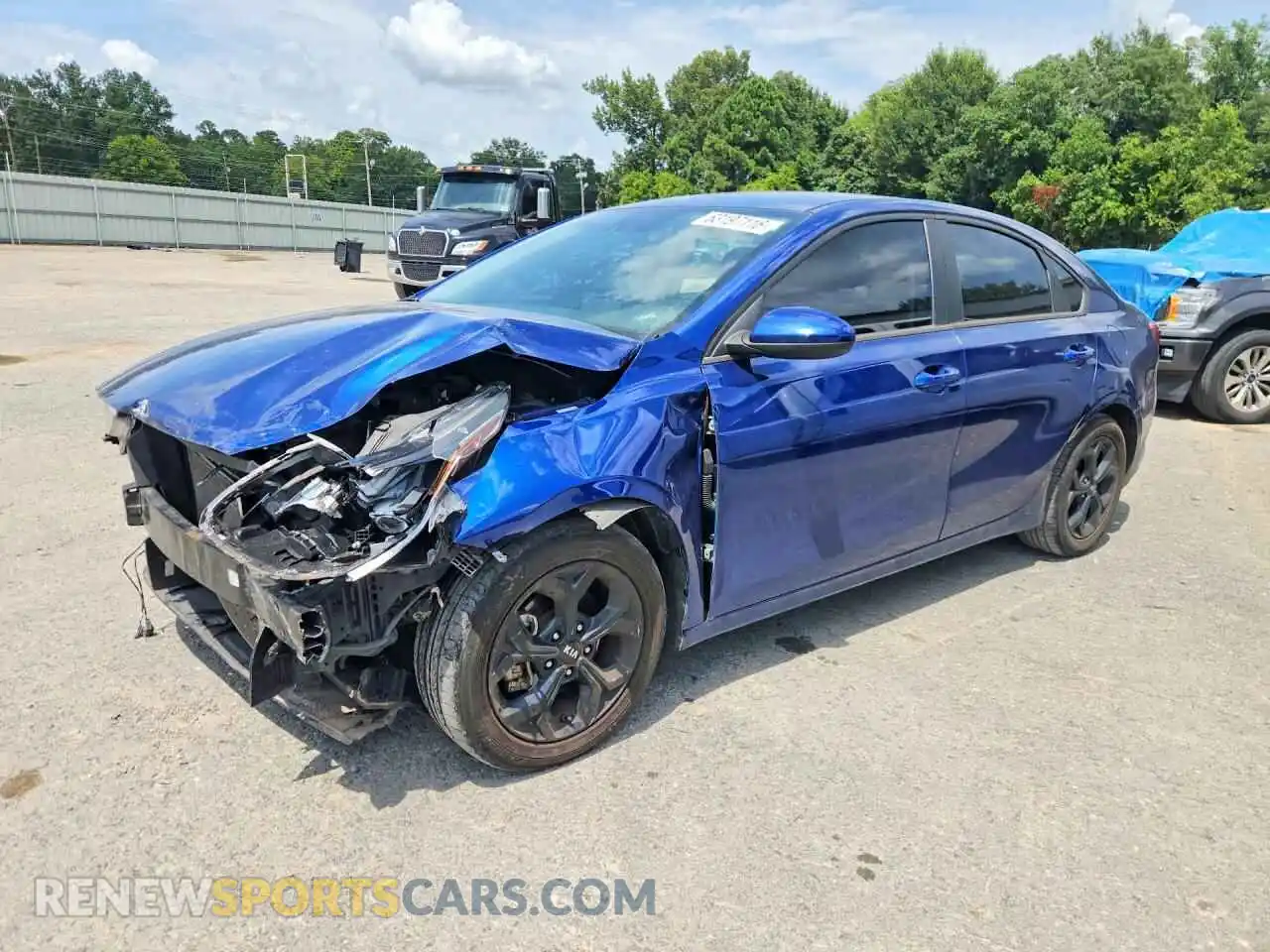 1 fotografías del automóvil dañado 3KPF24AD7ME370193 KIA FORTE 2021