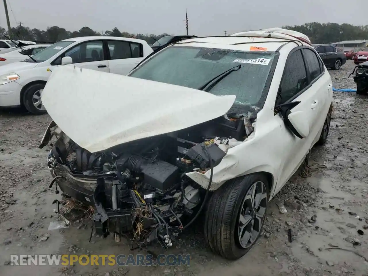 1 Photograph of a damaged car 3KPF24AD7ME372316 KIA FORTE 2021