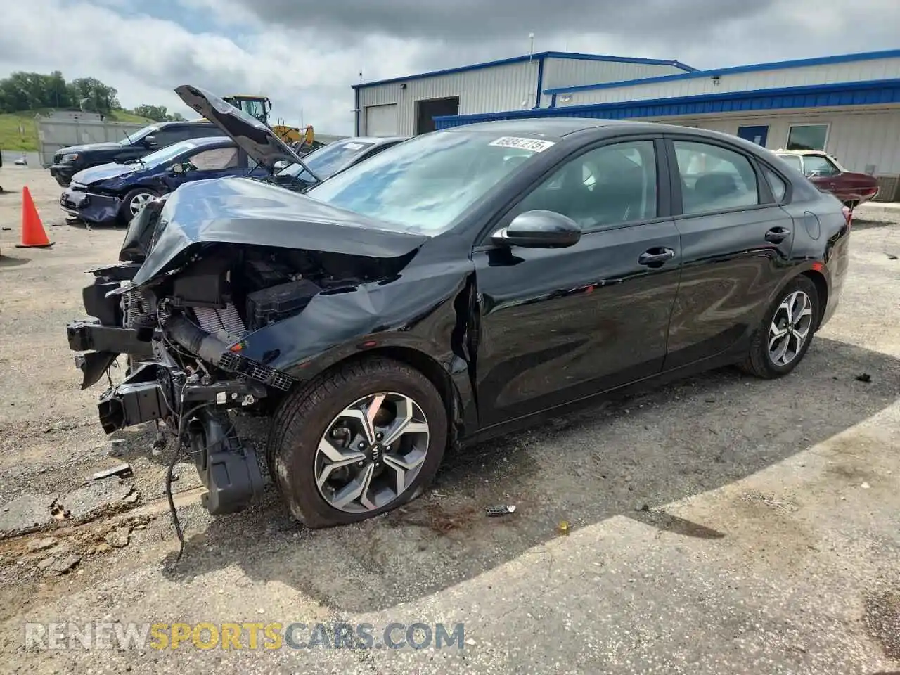 1 Photograph of a damaged car 3KPF24AD7ME379394 KIA FORTE 2021
