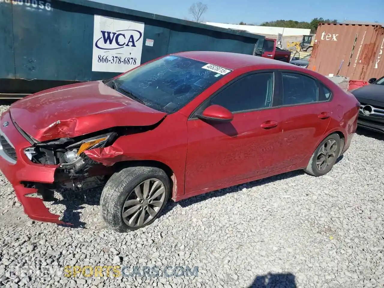 1 Photograph of a damaged car 3KPF24AD7ME383798 KIA FORTE 2021