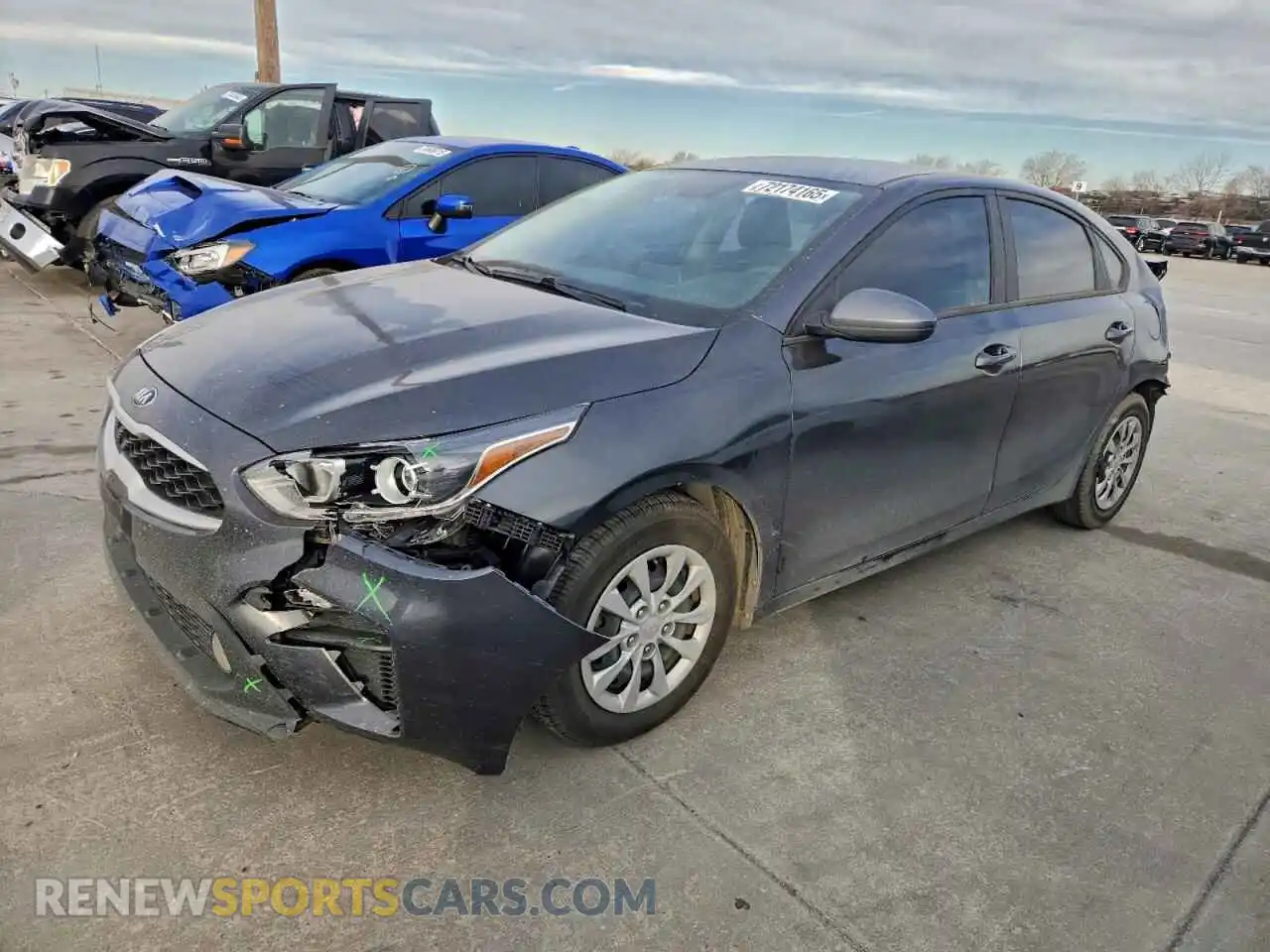 1 Photograph of a damaged car 3KPF24AD7ME388631 KIA FORTE 2021
