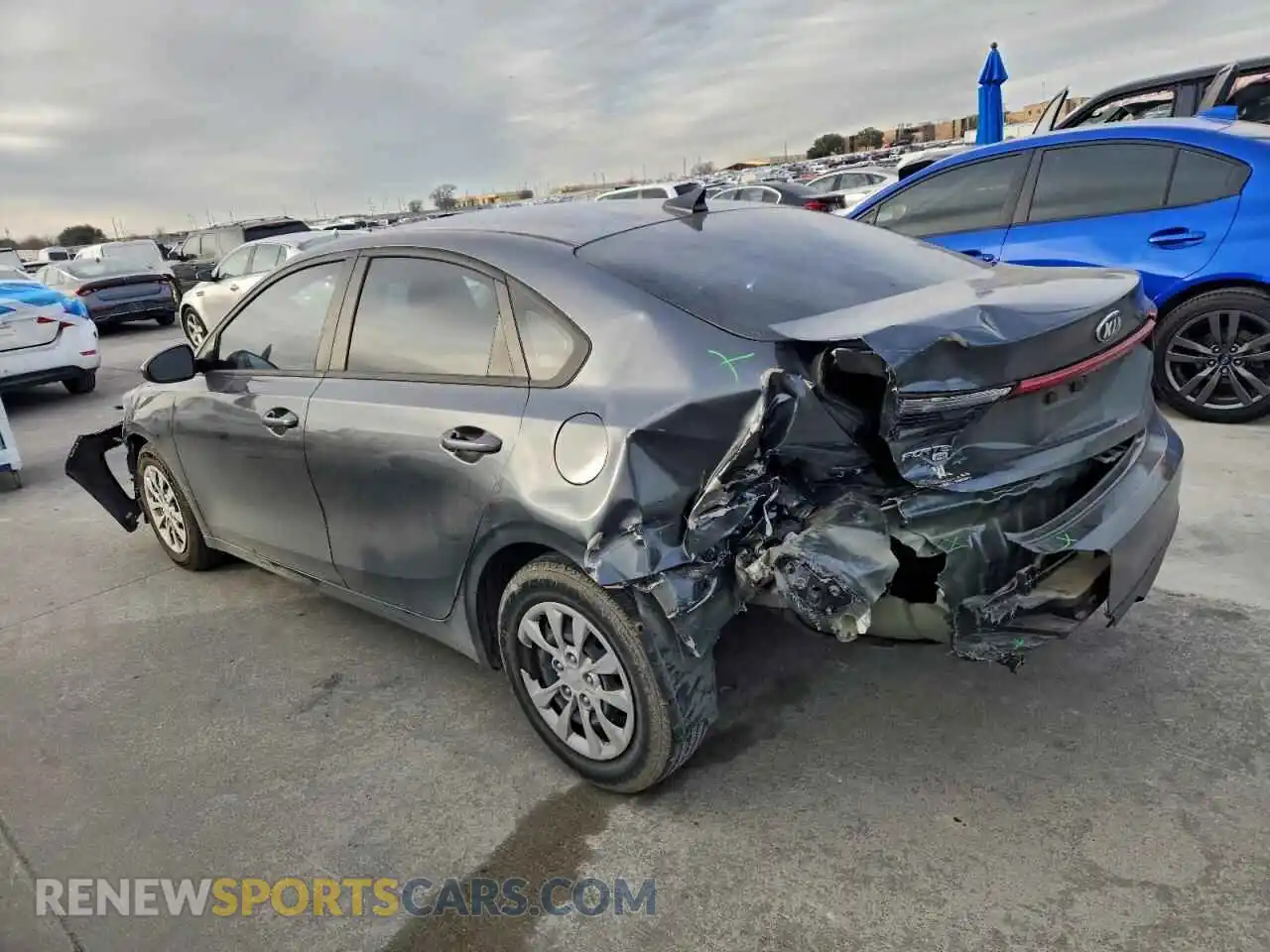 2 Photograph of a damaged car 3KPF24AD7ME388631 KIA FORTE 2021