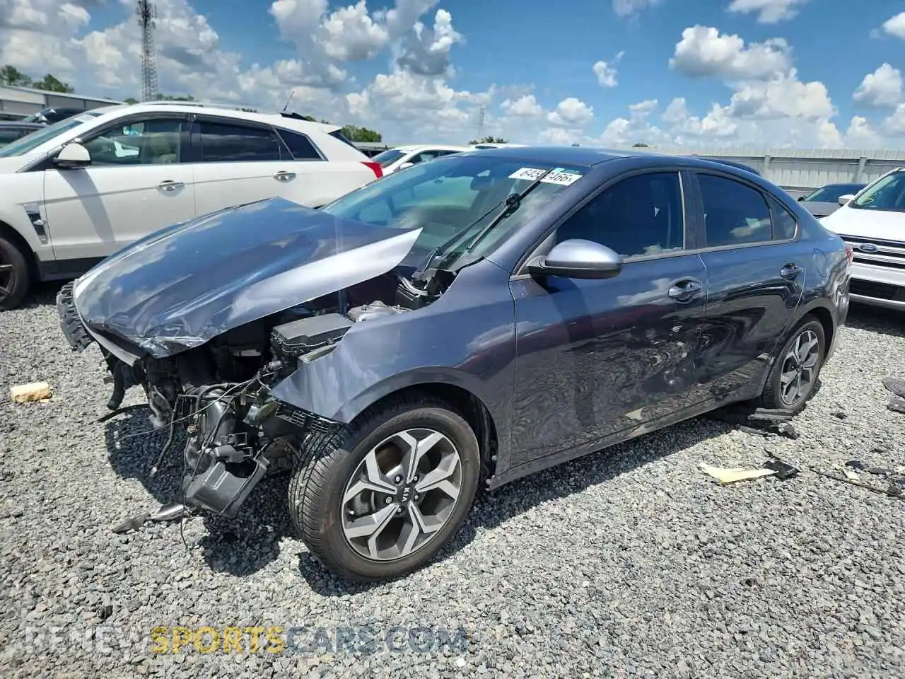 1 Photograph of a damaged car 3KPF24AD7ME403760 KIA FORTE 2021