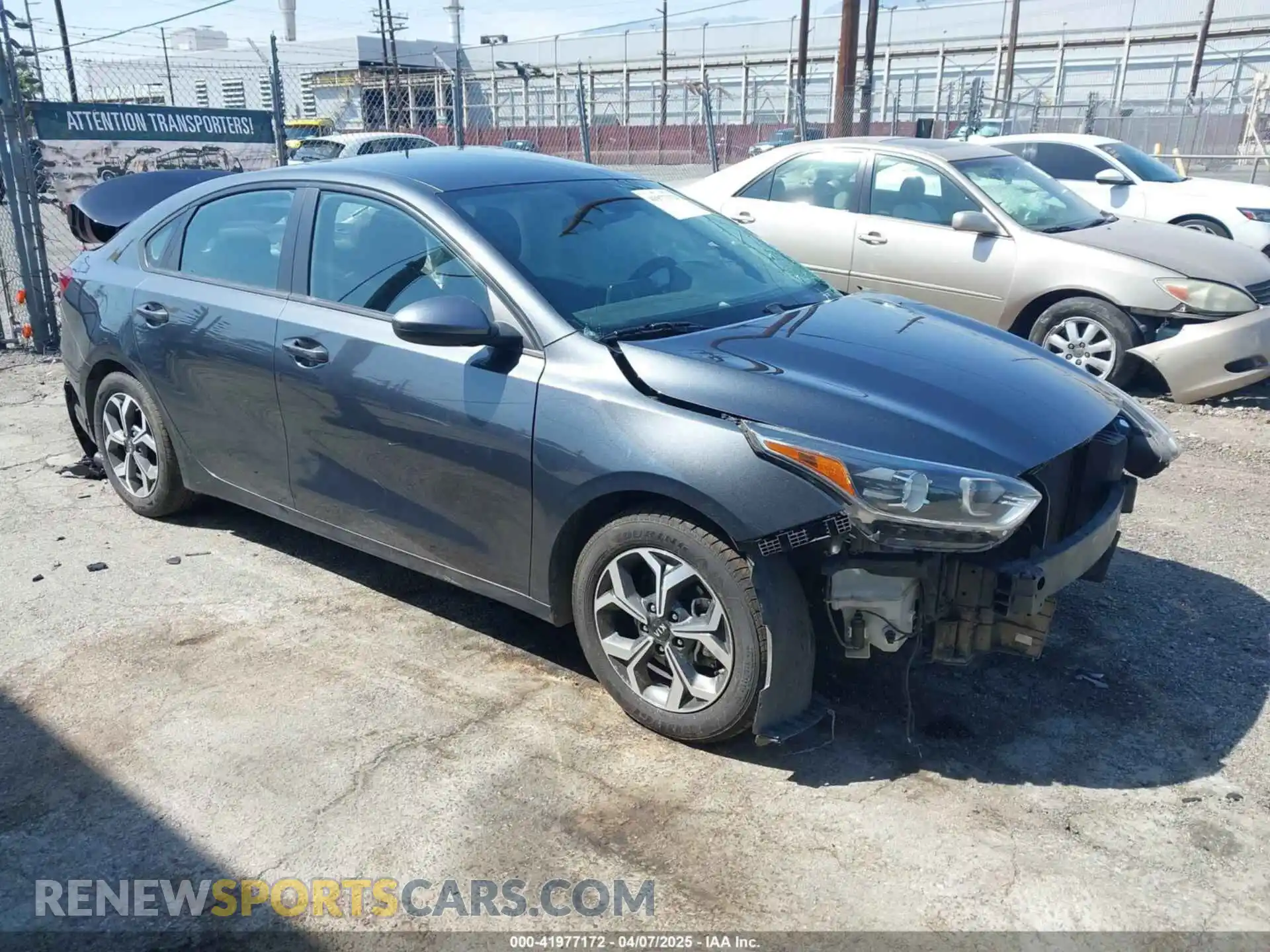 1 Photograph of a damaged car 3KPF24AD7ME406545 KIA FORTE 2021