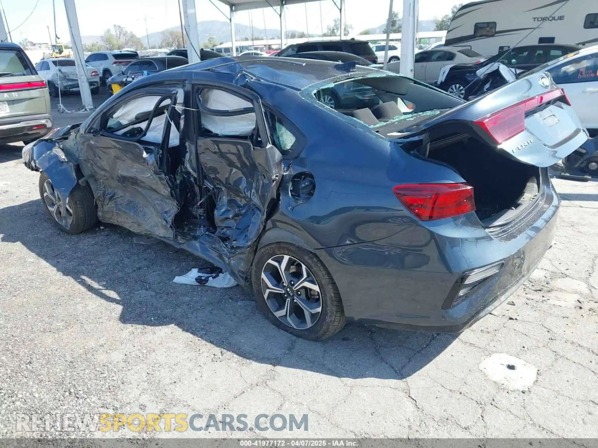 3 Photograph of a damaged car 3KPF24AD7ME406545 KIA FORTE 2021