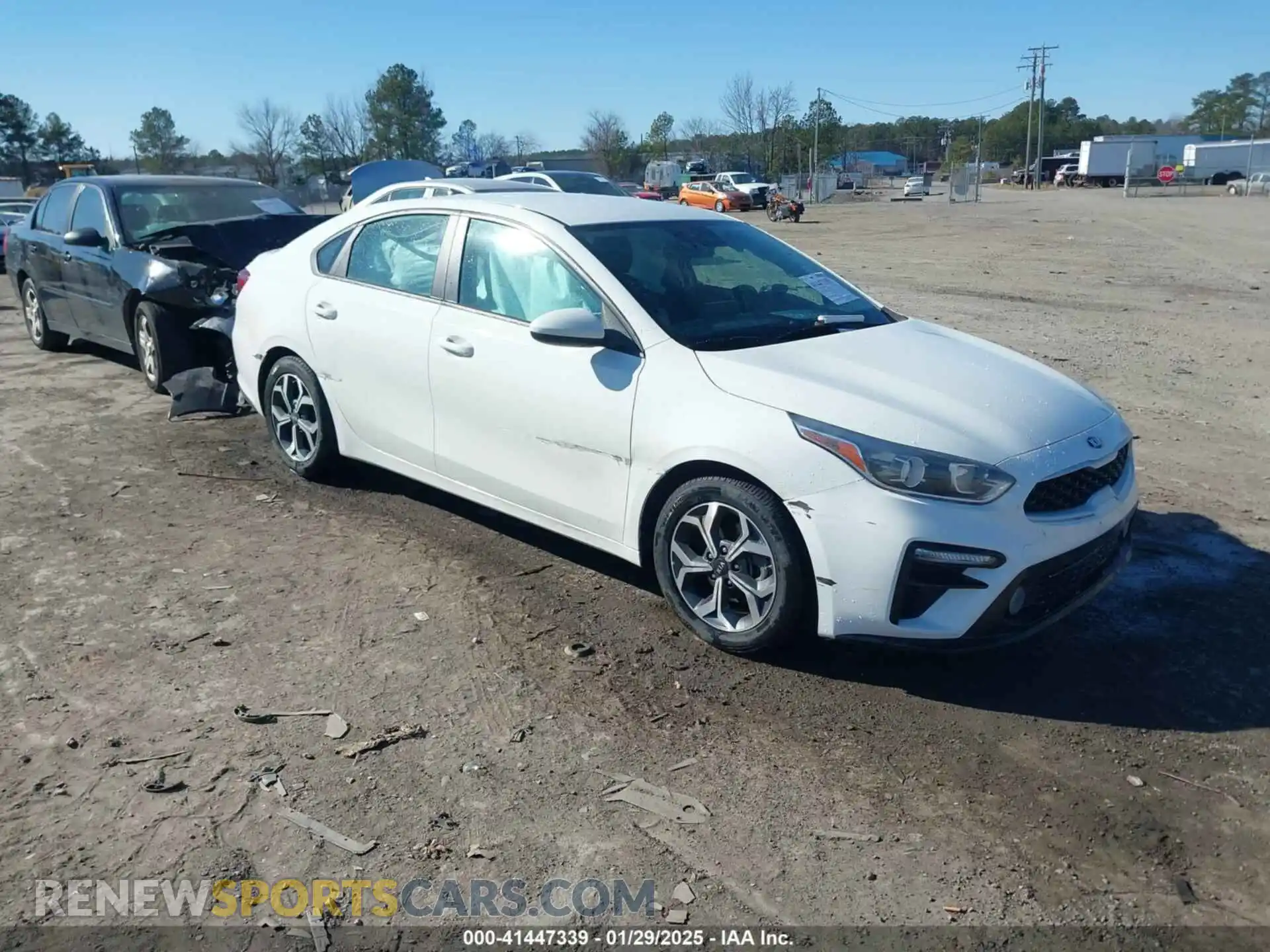 1 Photograph of a damaged car 3KPF24AD8ME263346 KIA FORTE 2021
