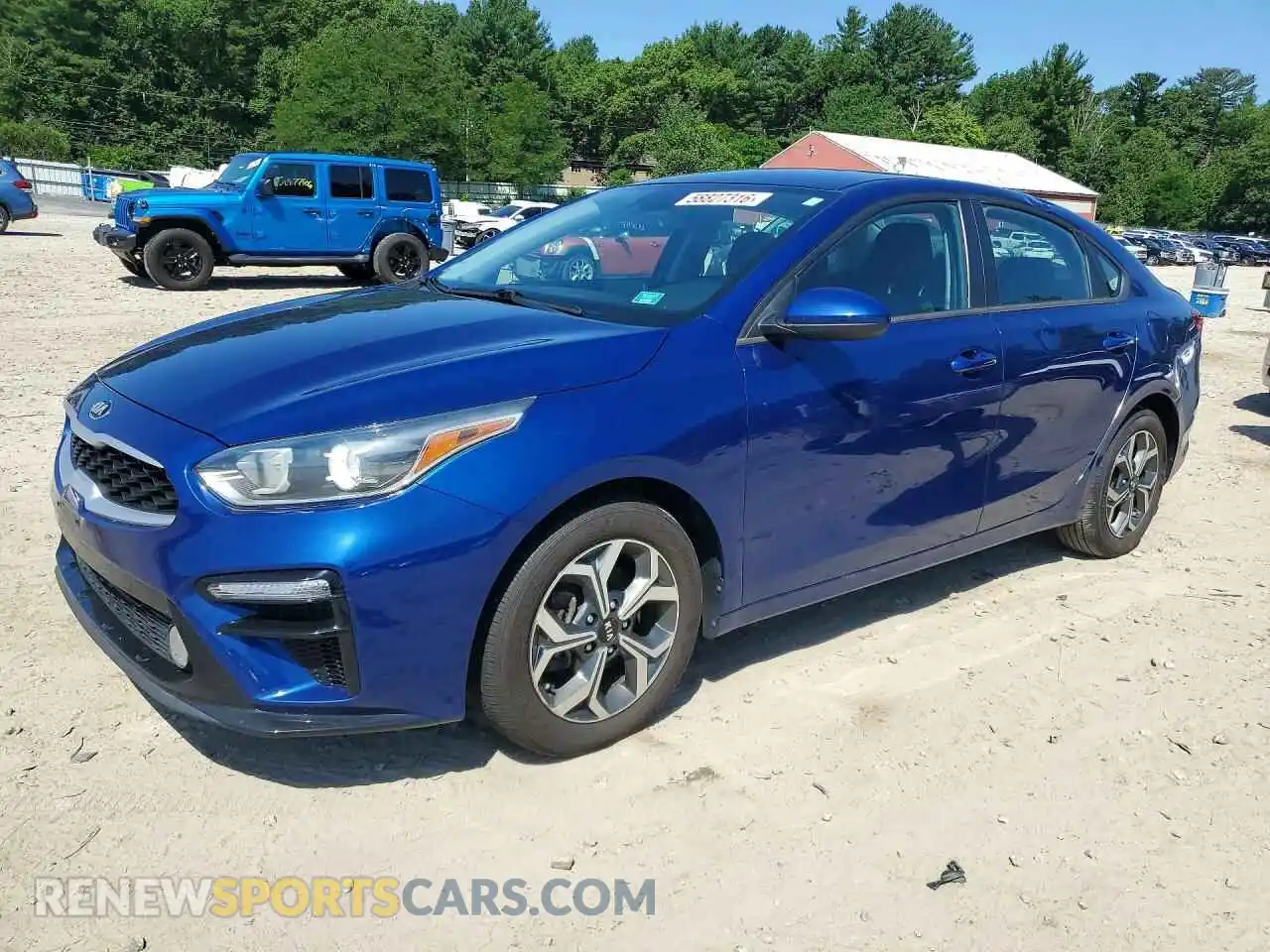 1 Photograph of a damaged car 3KPF24AD8ME273780 KIA FORTE 2021