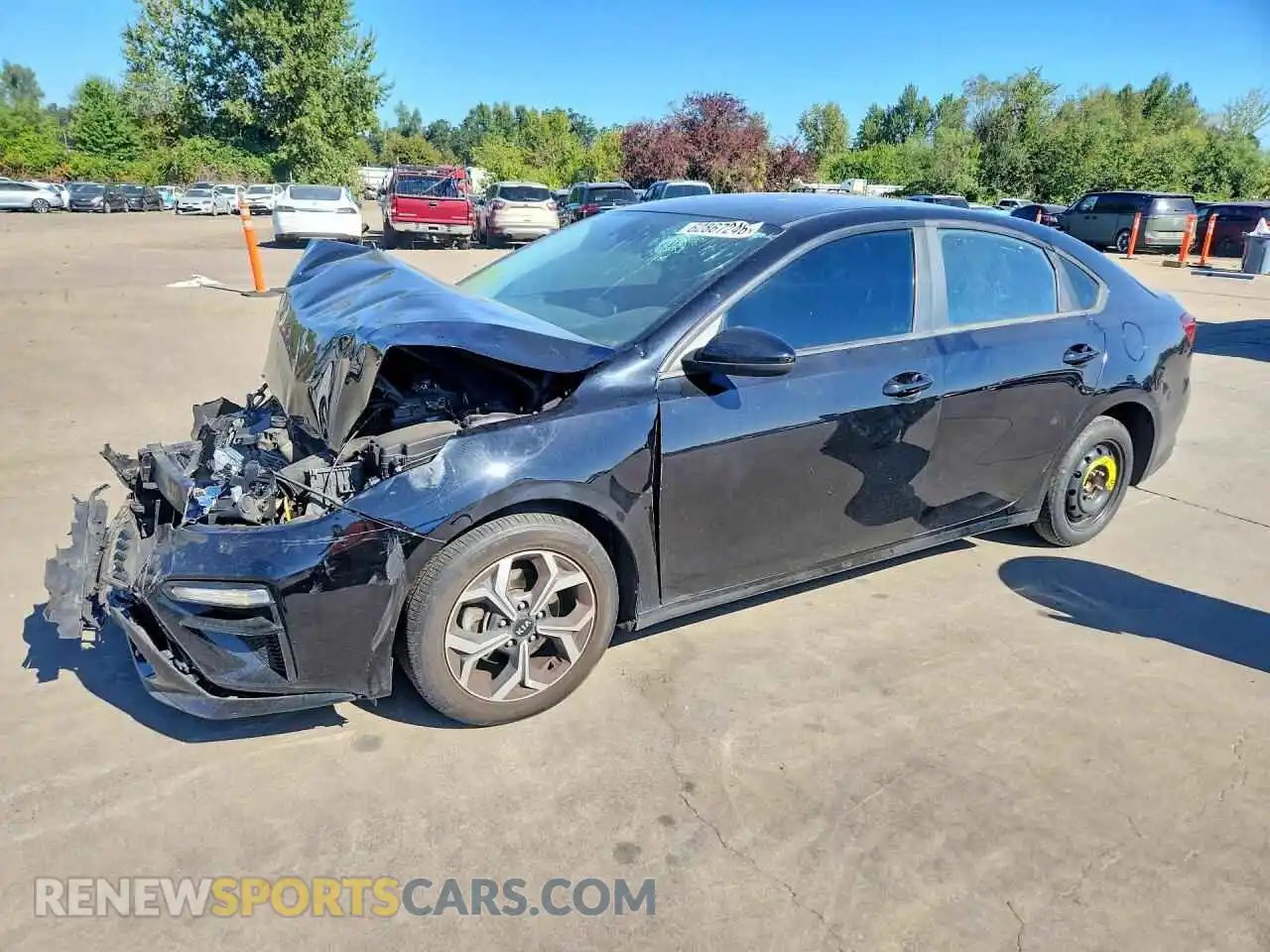 1 Photograph of a damaged car 3KPF24AD8ME274251 KIA FORTE 2021