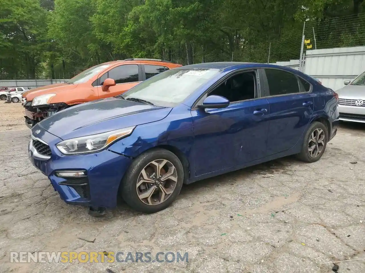 1 Photograph of a damaged car 3KPF24AD8ME292443 KIA FORTE 2021