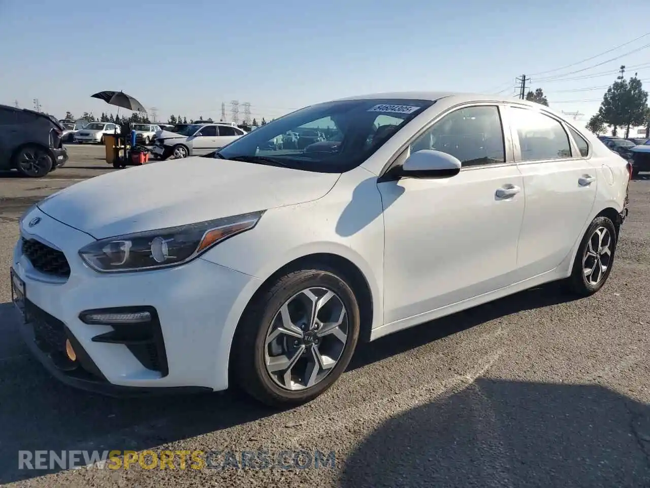 1 Photograph of a damaged car 3KPF24AD8ME294449 KIA FORTE 2021