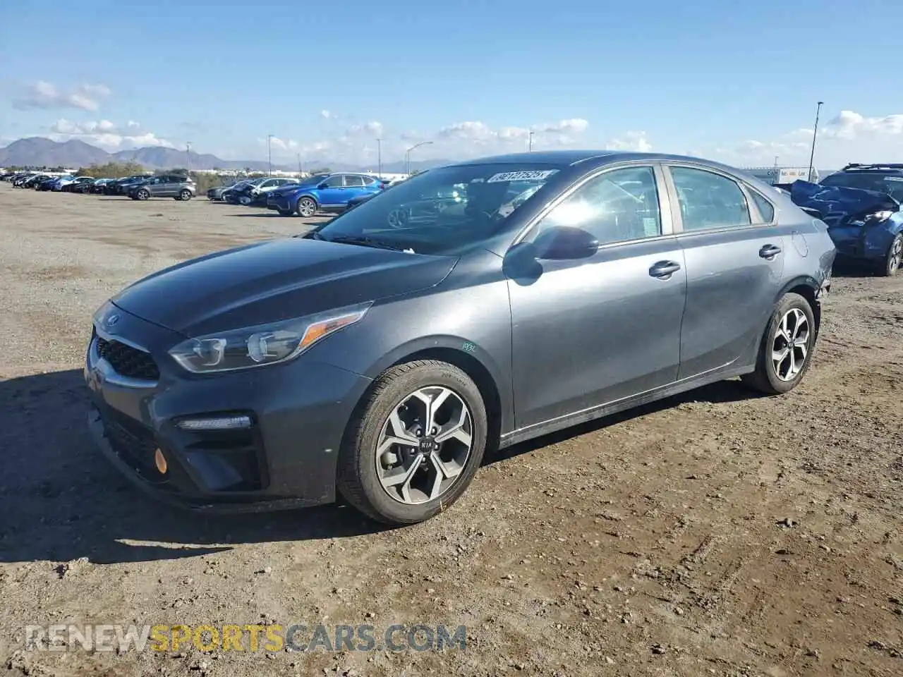 1 Photograph of a damaged car 3KPF24AD8ME303893 KIA FORTE 2021