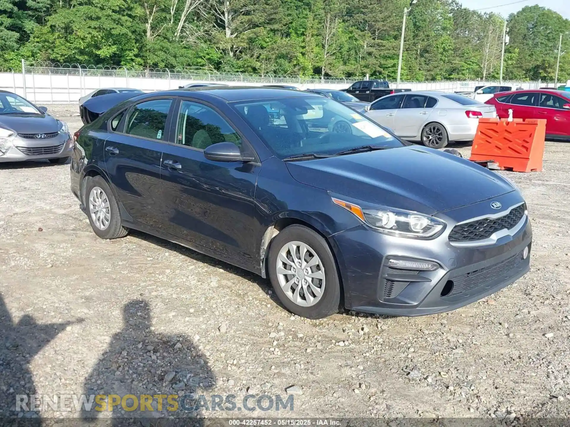1 Photograph of a damaged car 3KPF24AD8ME327188 KIA FORTE 2021