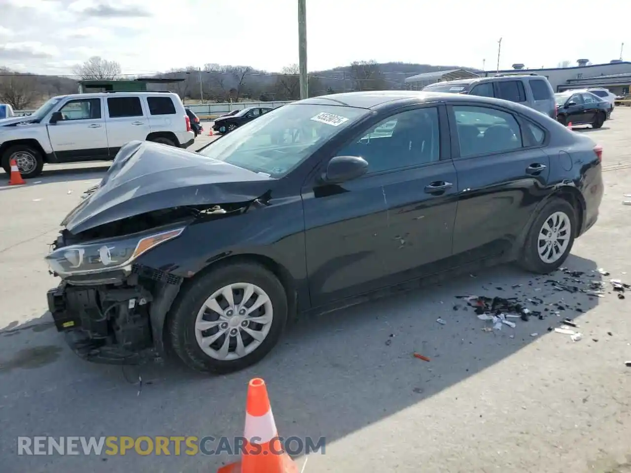 1 Photograph of a damaged car 3KPF24AD8ME338997 KIA FORTE 2021