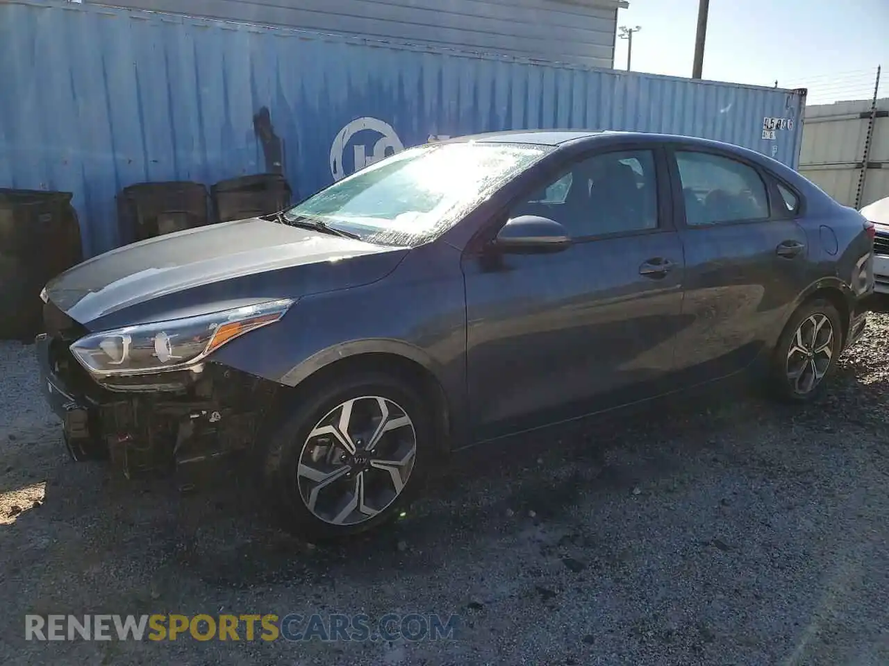 1 Photograph of a damaged car 3KPF24AD8ME348025 KIA FORTE 2021