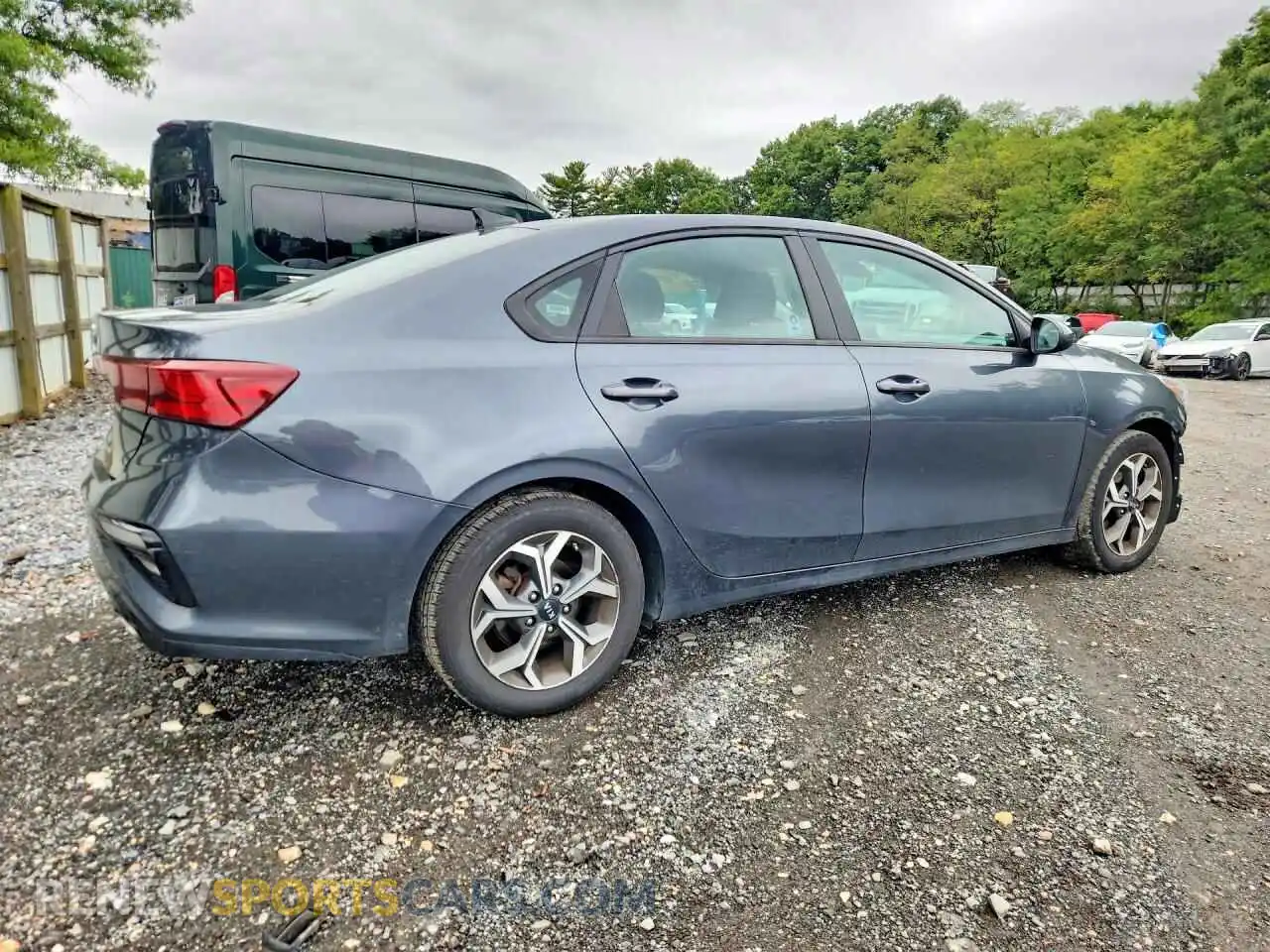 3 fotografías del automóvil dañado 3KPF24AD8ME352379 KIA FORTE 2021