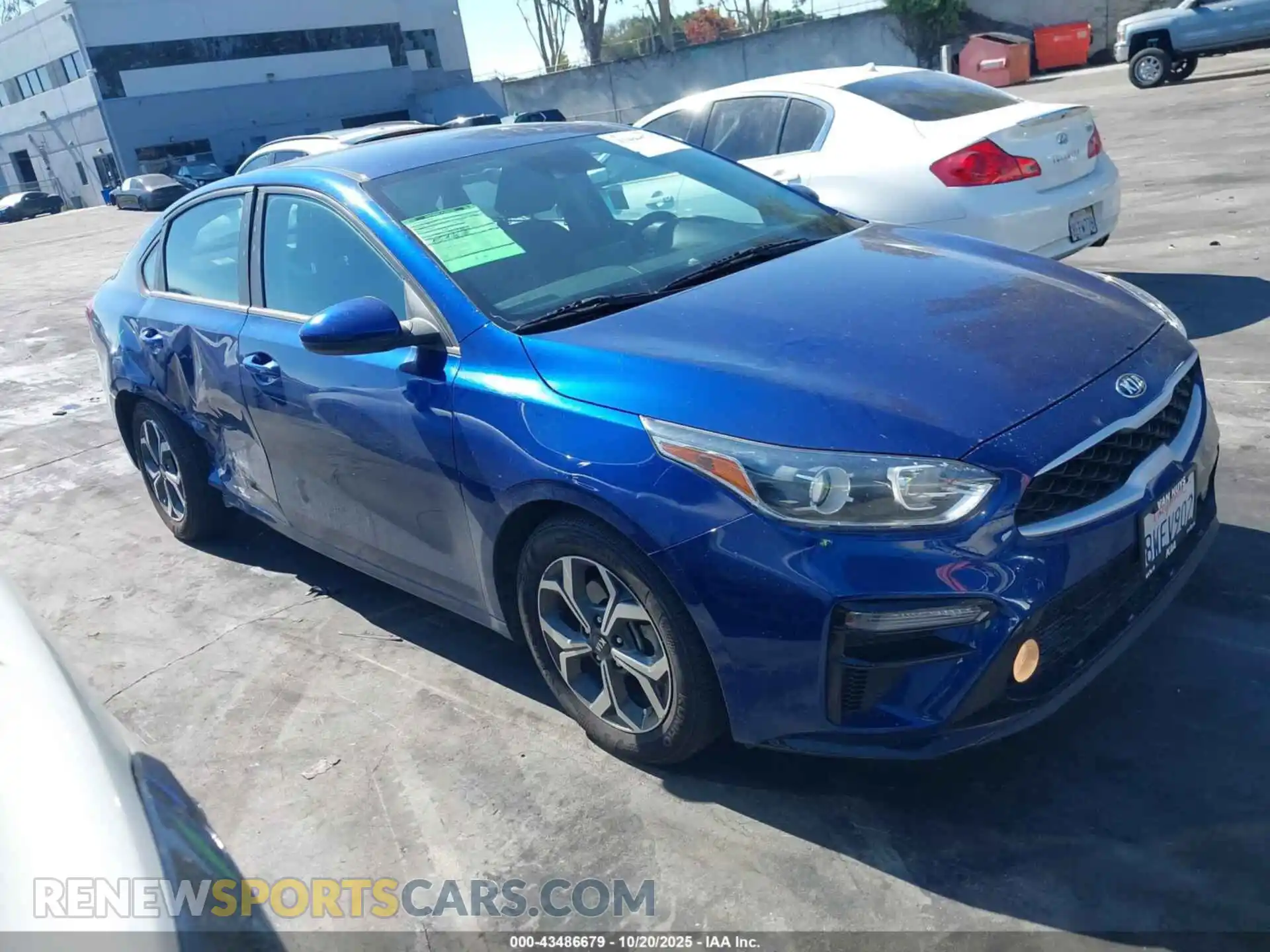 1 Photograph of a damaged car 3KPF24AD8ME354293 KIA FORTE 2021