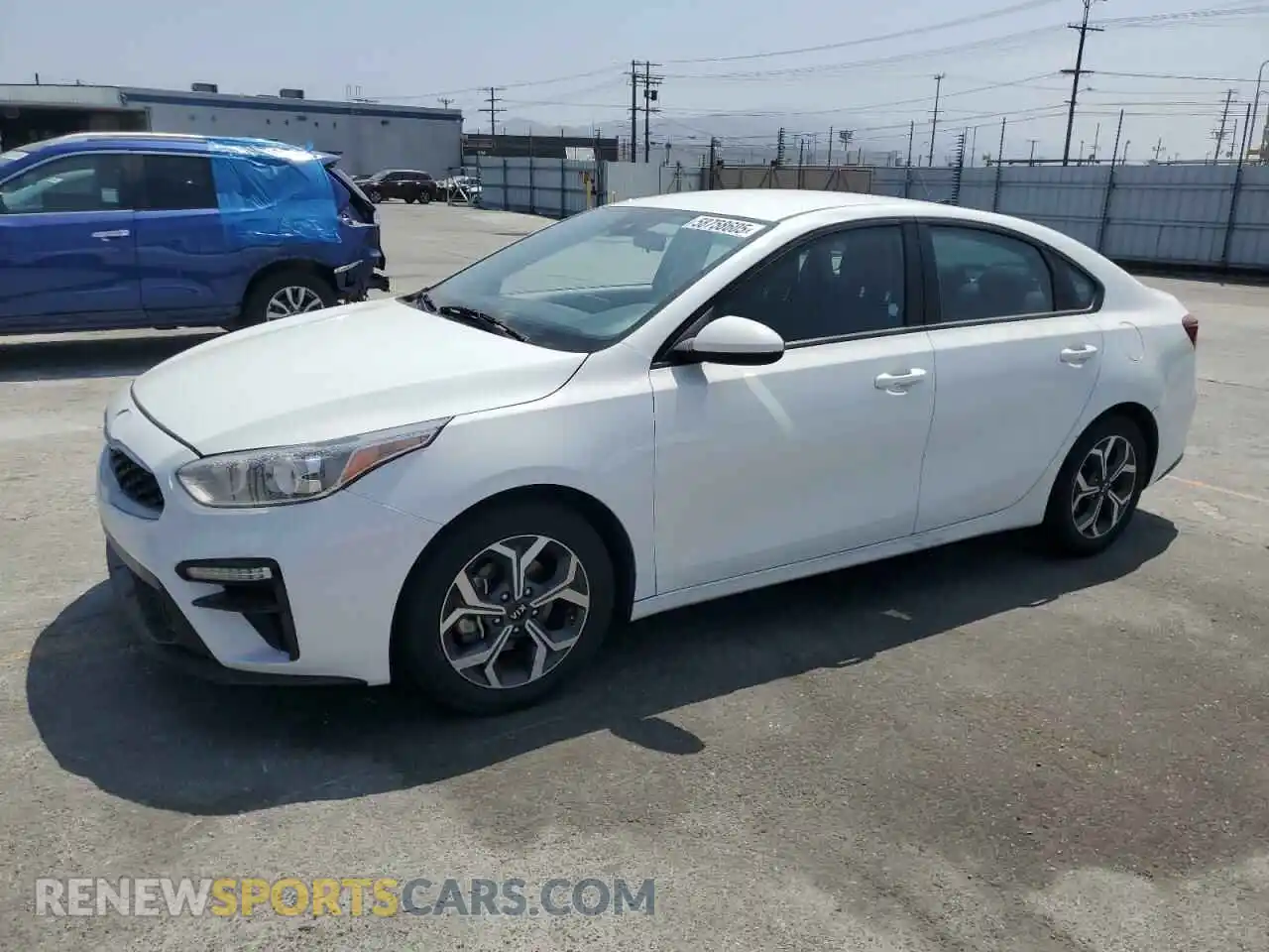 1 Photograph of a damaged car 3KPF24AD8ME363138 KIA FORTE 2021