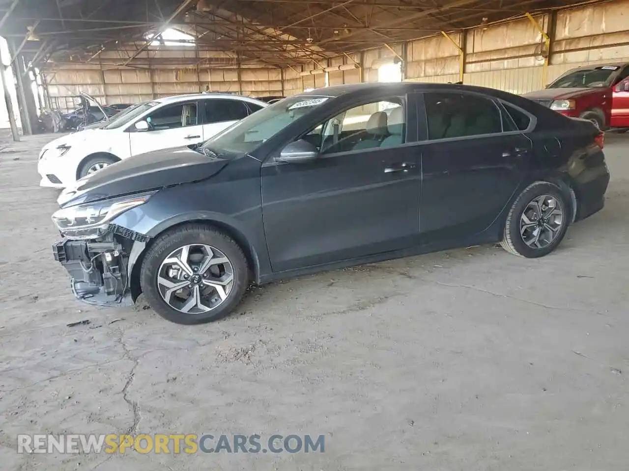 1 Photograph of a damaged car 3KPF24AD8ME366914 KIA FORTE 2021