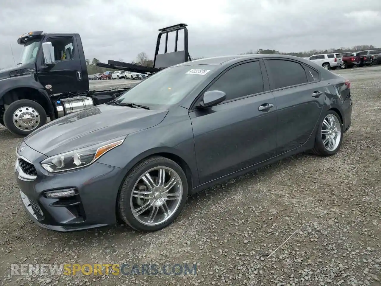 1 Photograph of a damaged car 3KPF24AD8ME387956 KIA FORTE 2021