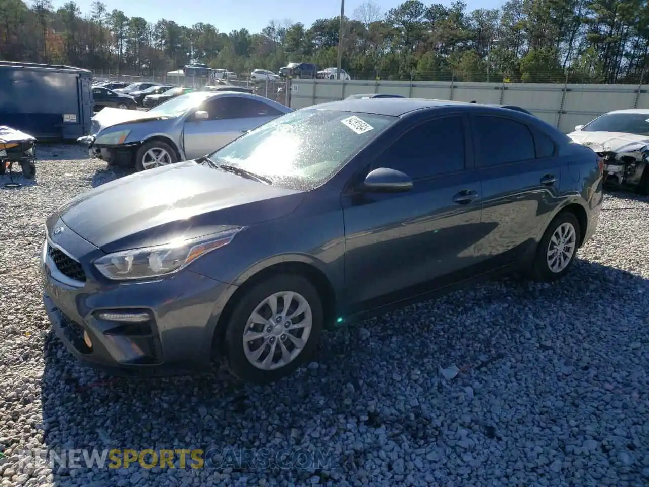 1 Photograph of a damaged car 3KPF24AD8ME401743 KIA FORTE 2021
