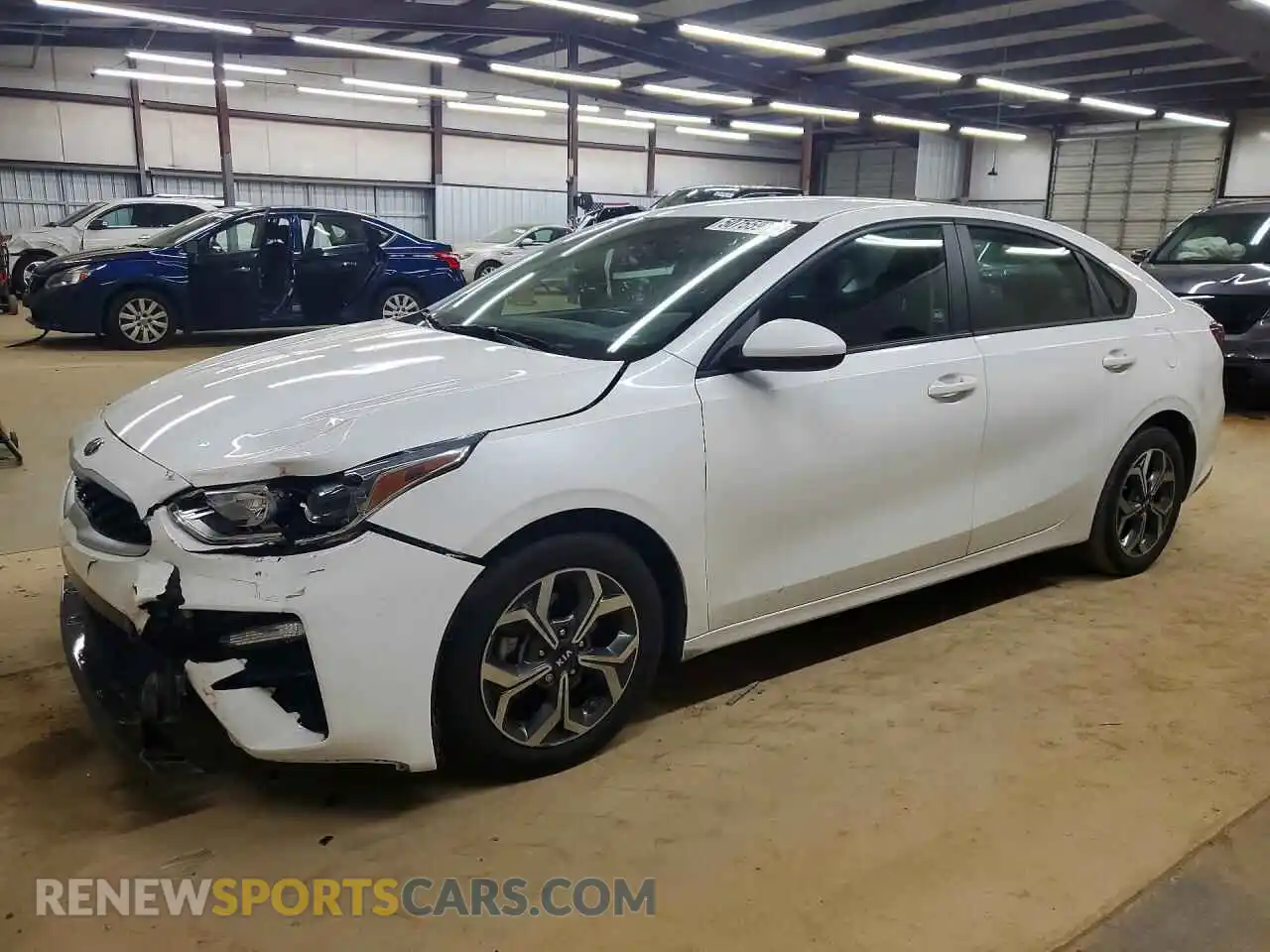 1 Photograph of a damaged car 3KPF24AD8ME407736 KIA FORTE 2021