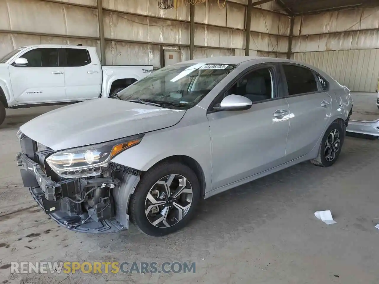 1 Photograph of a damaged car 3KPF24AD8ME414122 KIA FORTE 2021