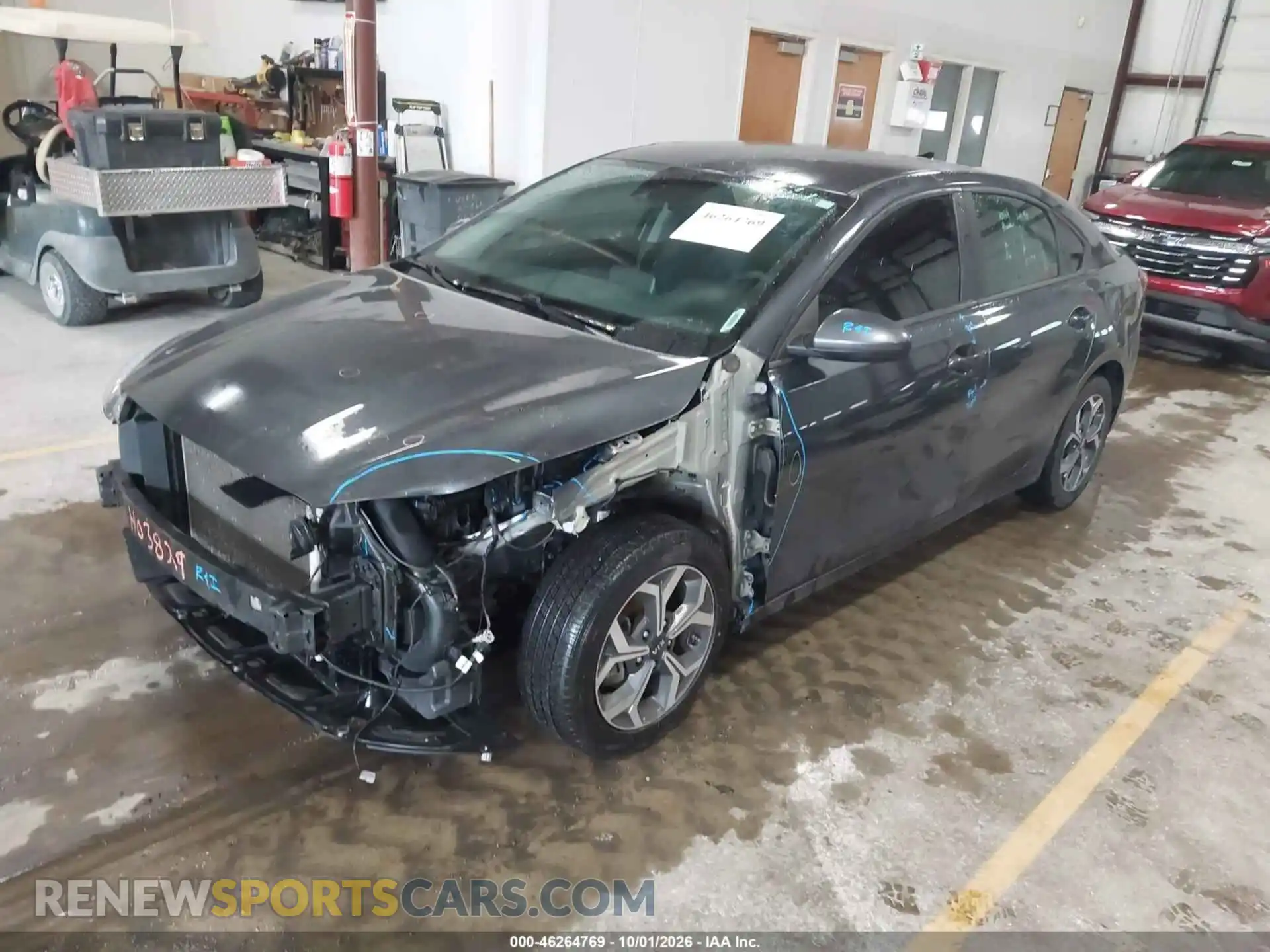 2 fotografías del automóvil dañado 3KPF24AD8ME414802 KIA FORTE 2021