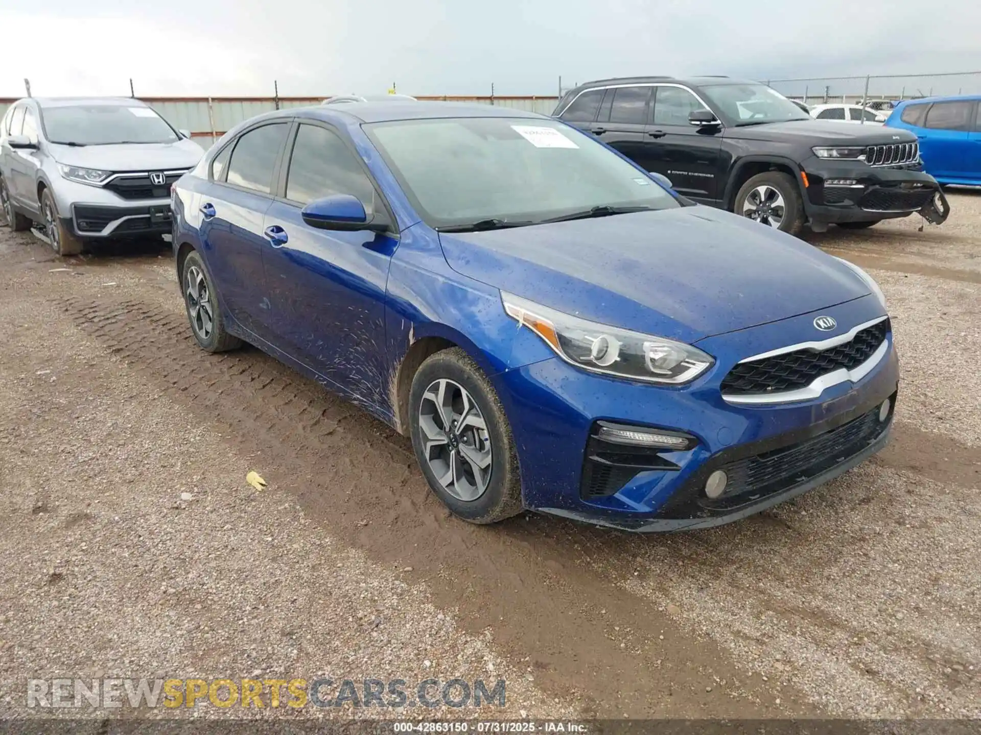 1 Photograph of a damaged car 3KPF24AD9ME262559 KIA FORTE 2021