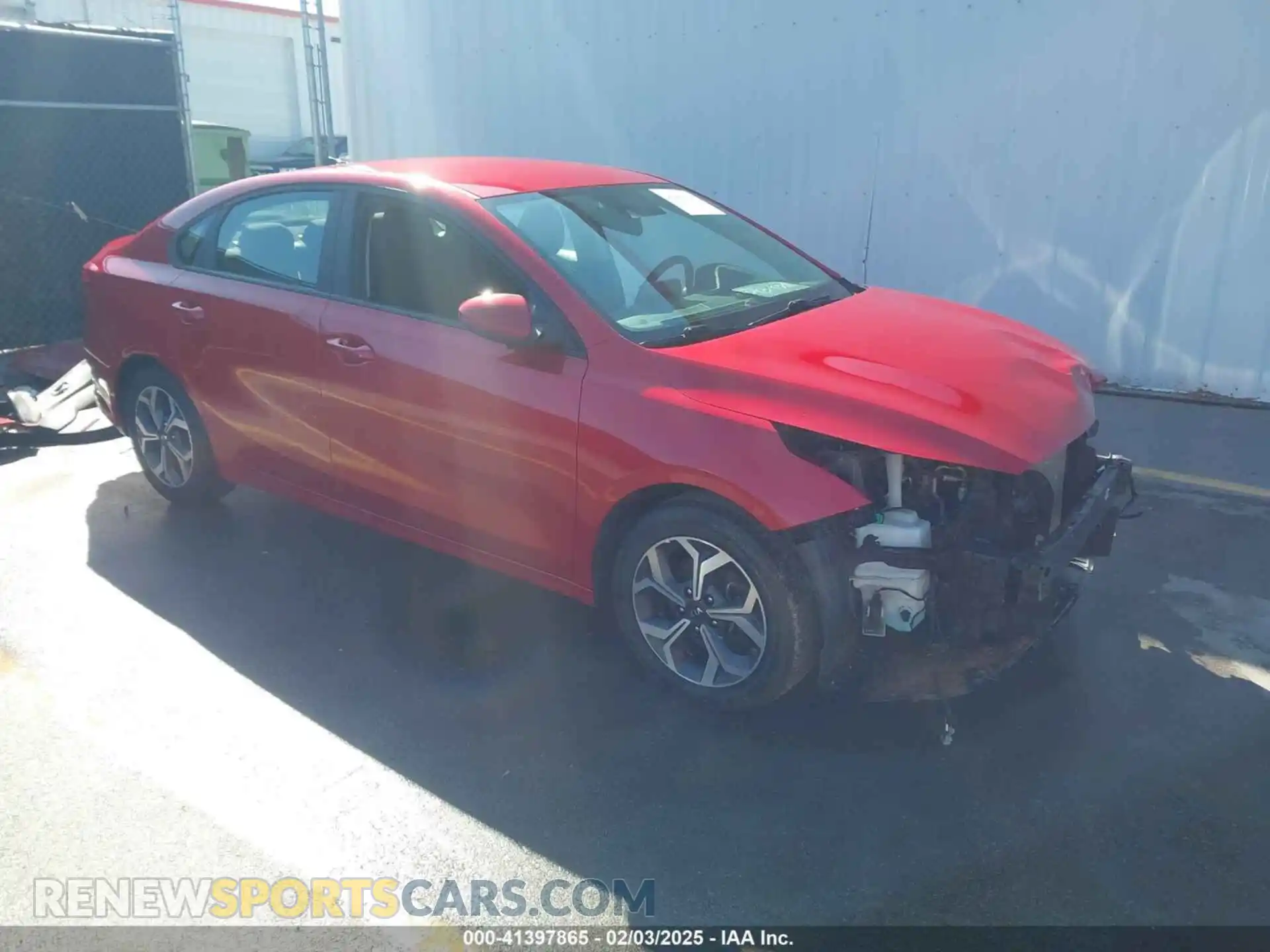 1 Photograph of a damaged car 3KPF24AD9ME266594 KIA FORTE 2021