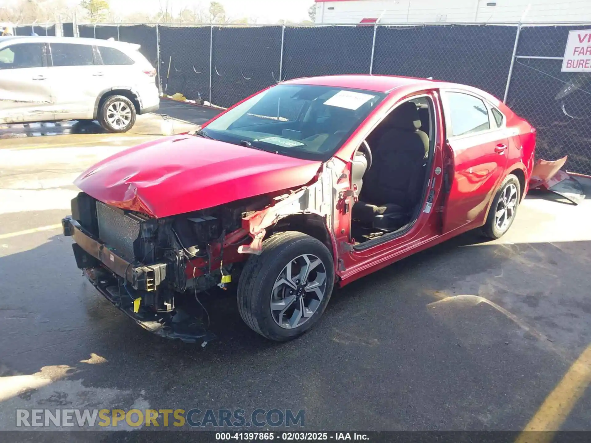 2 Photograph of a damaged car 3KPF24AD9ME266594 KIA FORTE 2021