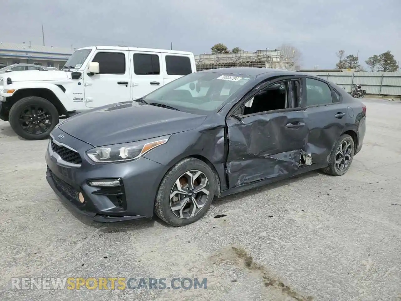 1 Photograph of a damaged car 3KPF24AD9ME267468 KIA FORTE 2021
