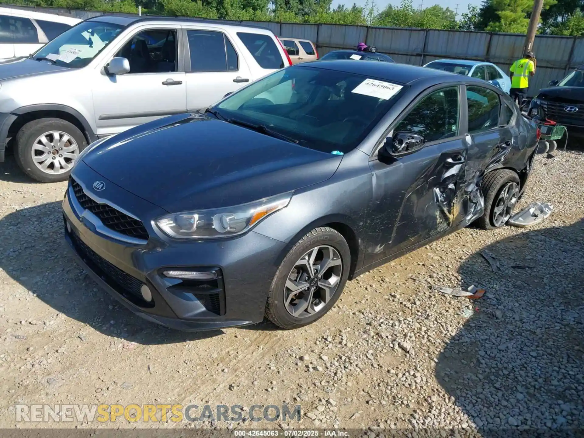 2 Photograph of a damaged car 3KPF24AD9ME271598 KIA FORTE 2021
