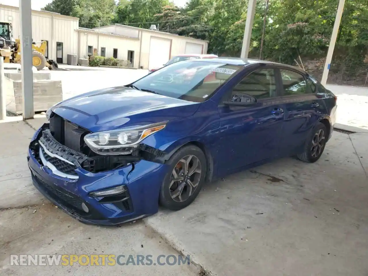 1 Photograph of a damaged car 3KPF24AD9ME284206 KIA FORTE 2021