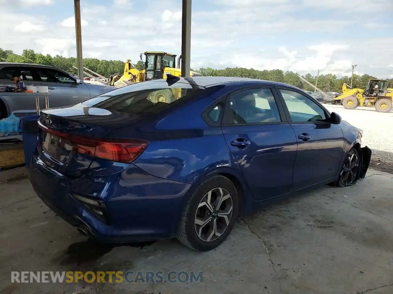 3 Photograph of a damaged car 3KPF24AD9ME284206 KIA FORTE 2021