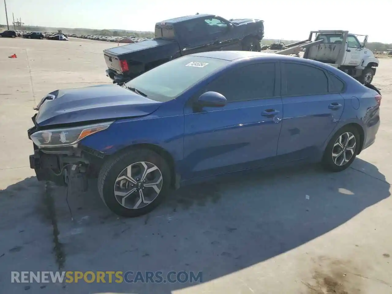 1 Photograph of a damaged car 3KPF24AD9ME298705 KIA FORTE 2021