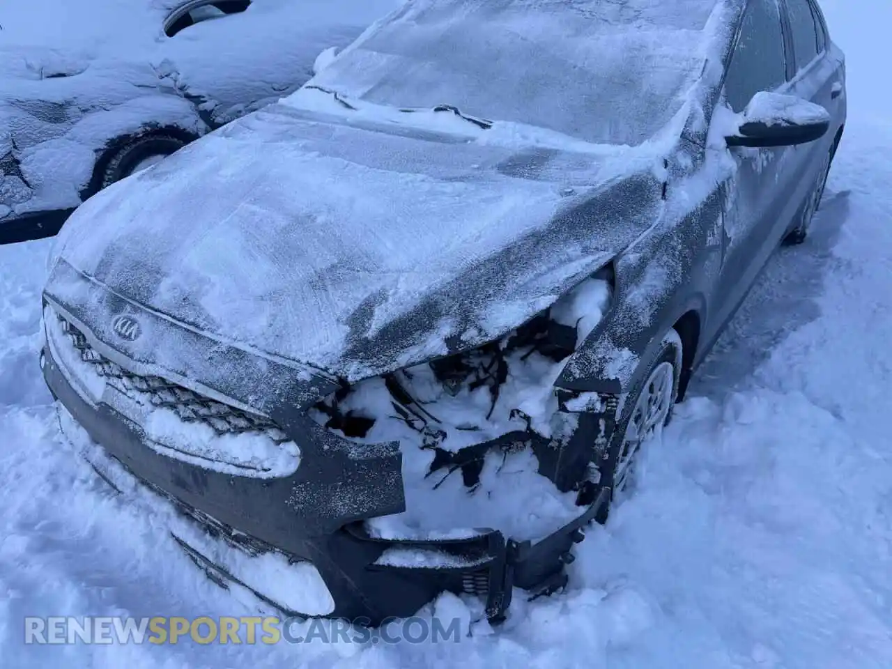 1 Photograph of a damaged car 3KPF24AD9ME316913 KIA FORTE 2021