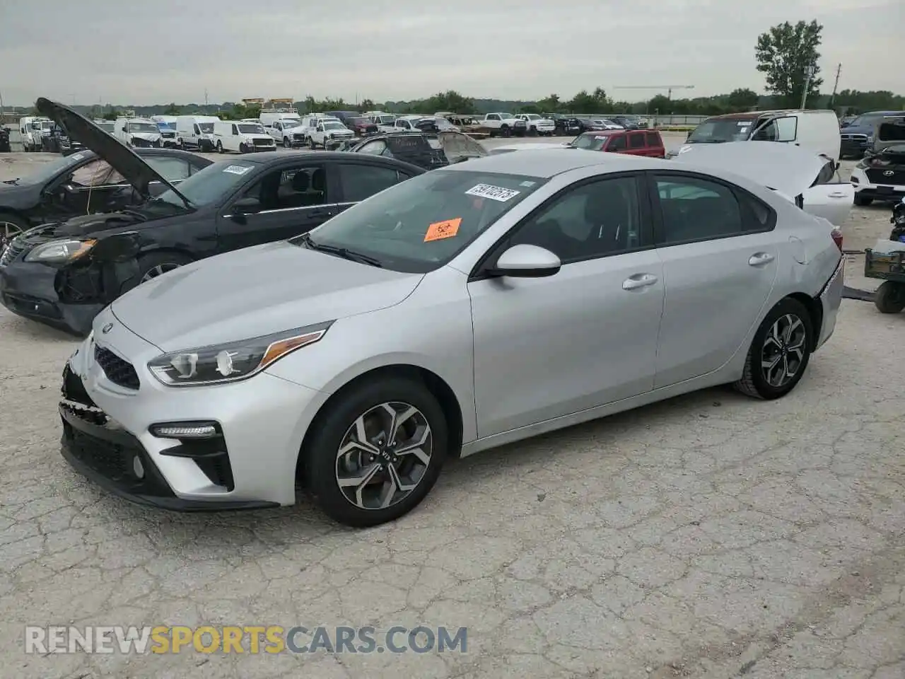 1 Photograph of a damaged car 3KPF24AD9ME317916 KIA FORTE 2021
