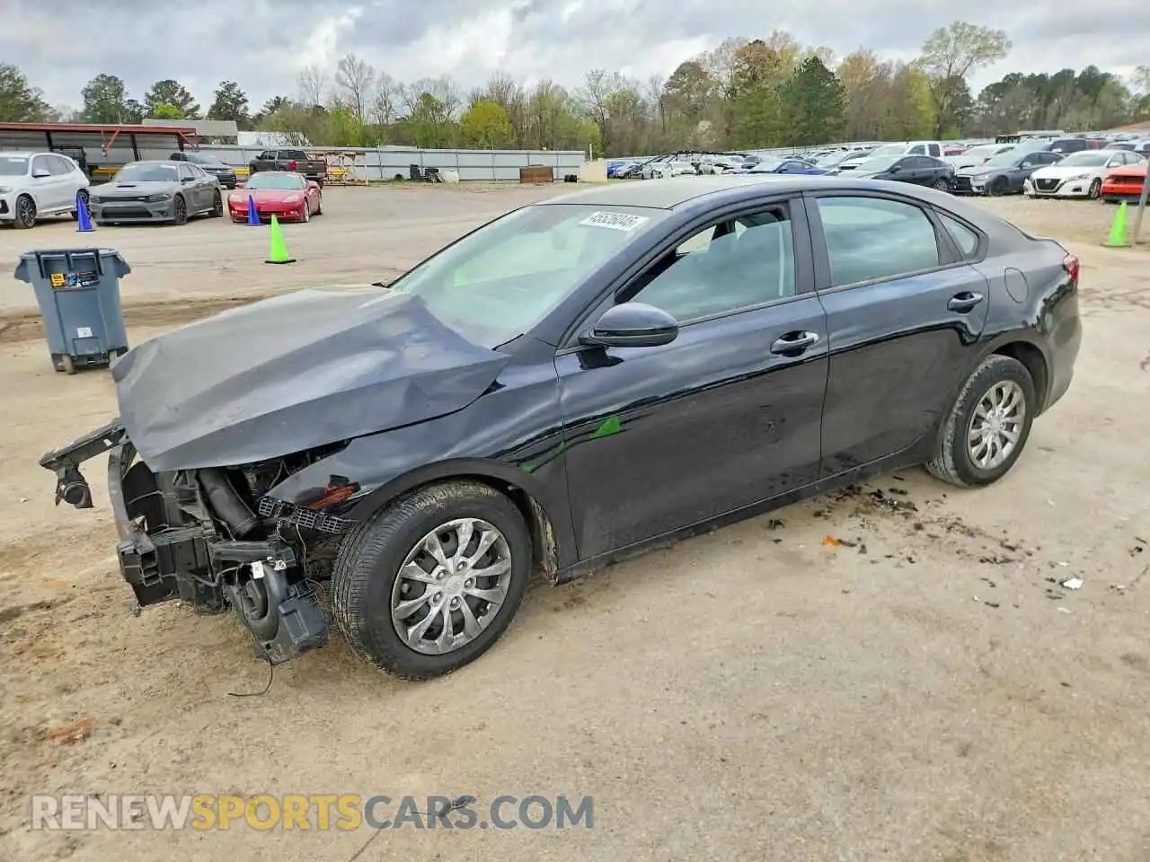 1 Photograph of a damaged car 3KPF24AD9ME323215 KIA FORTE 2021