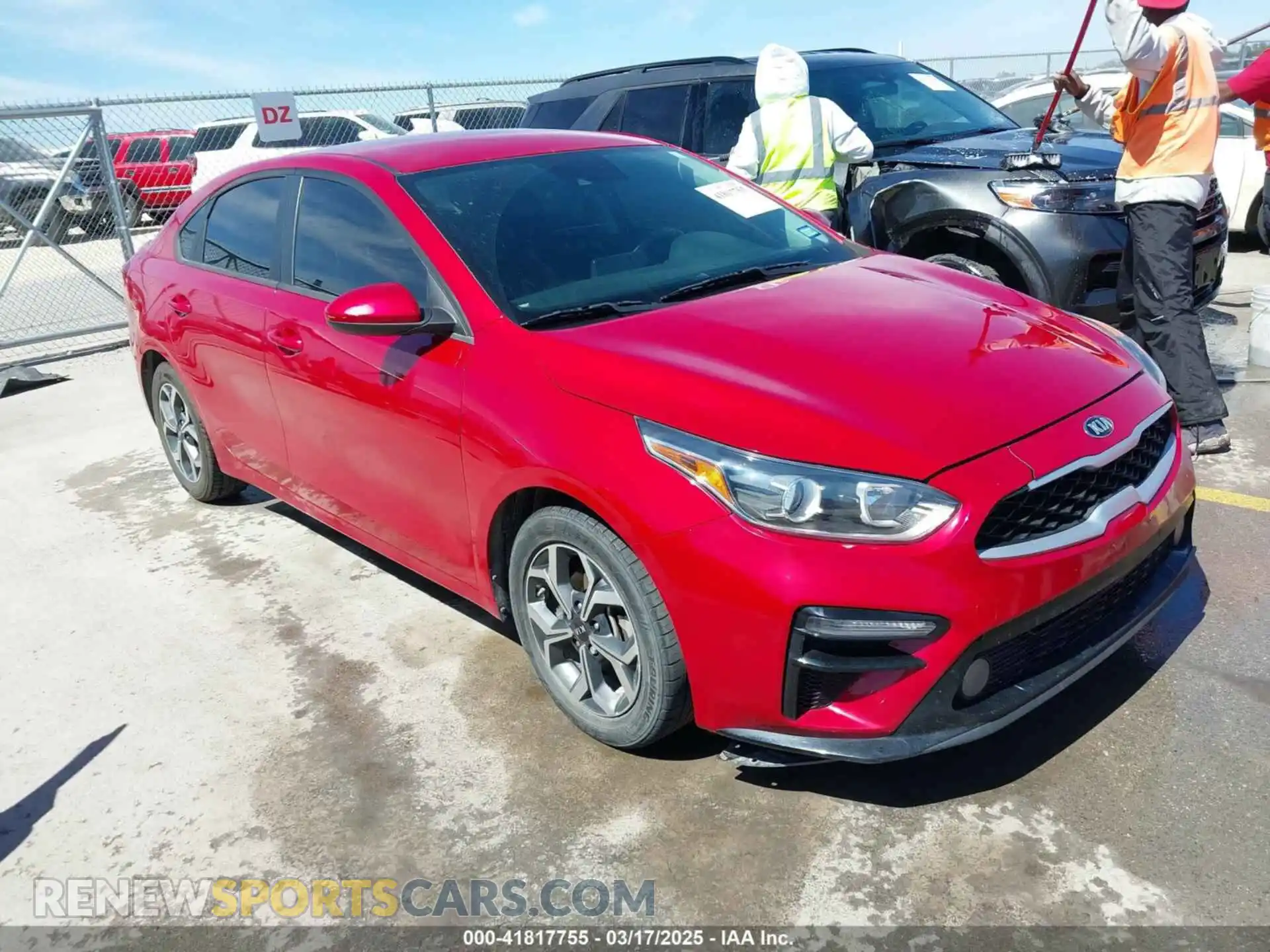 1 Photograph of a damaged car 3KPF24AD9ME330665 KIA FORTE 2021