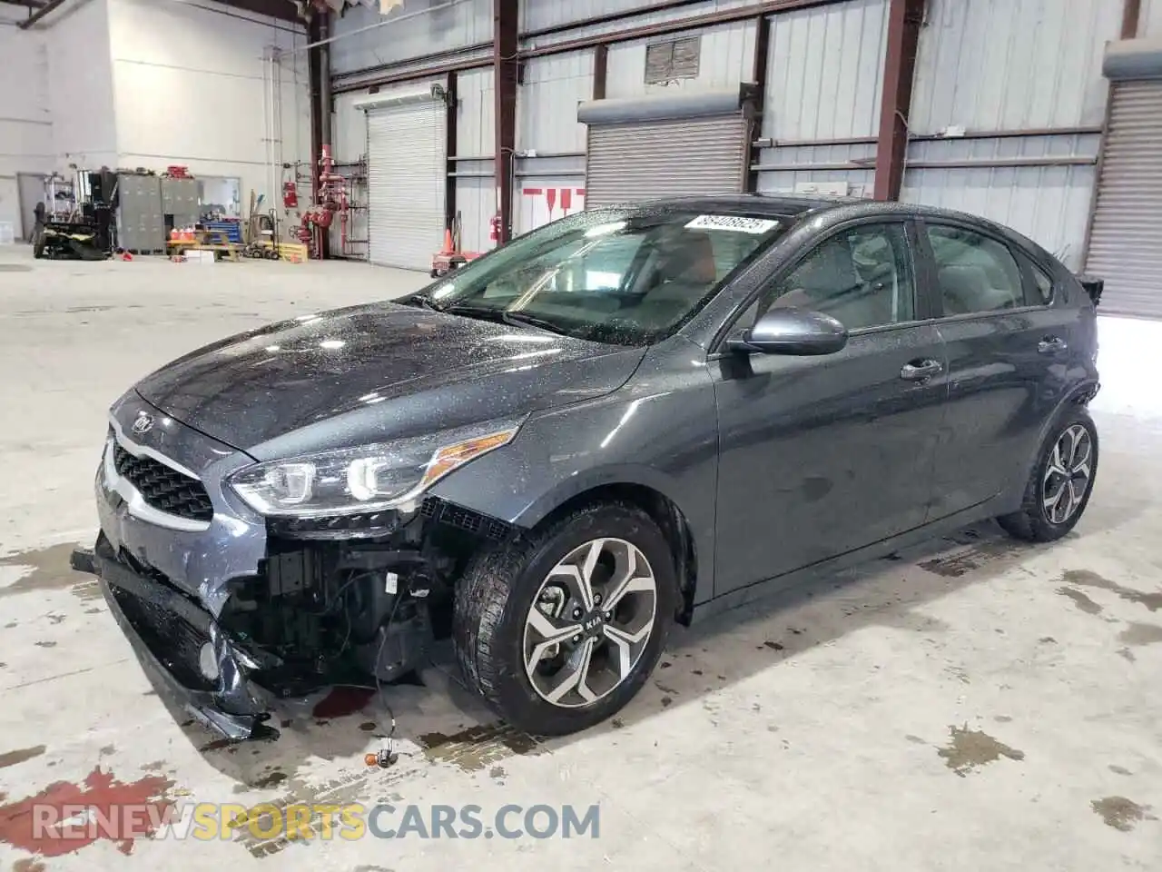 1 Photograph of a damaged car 3KPF24AD9ME336692 KIA FORTE 2021