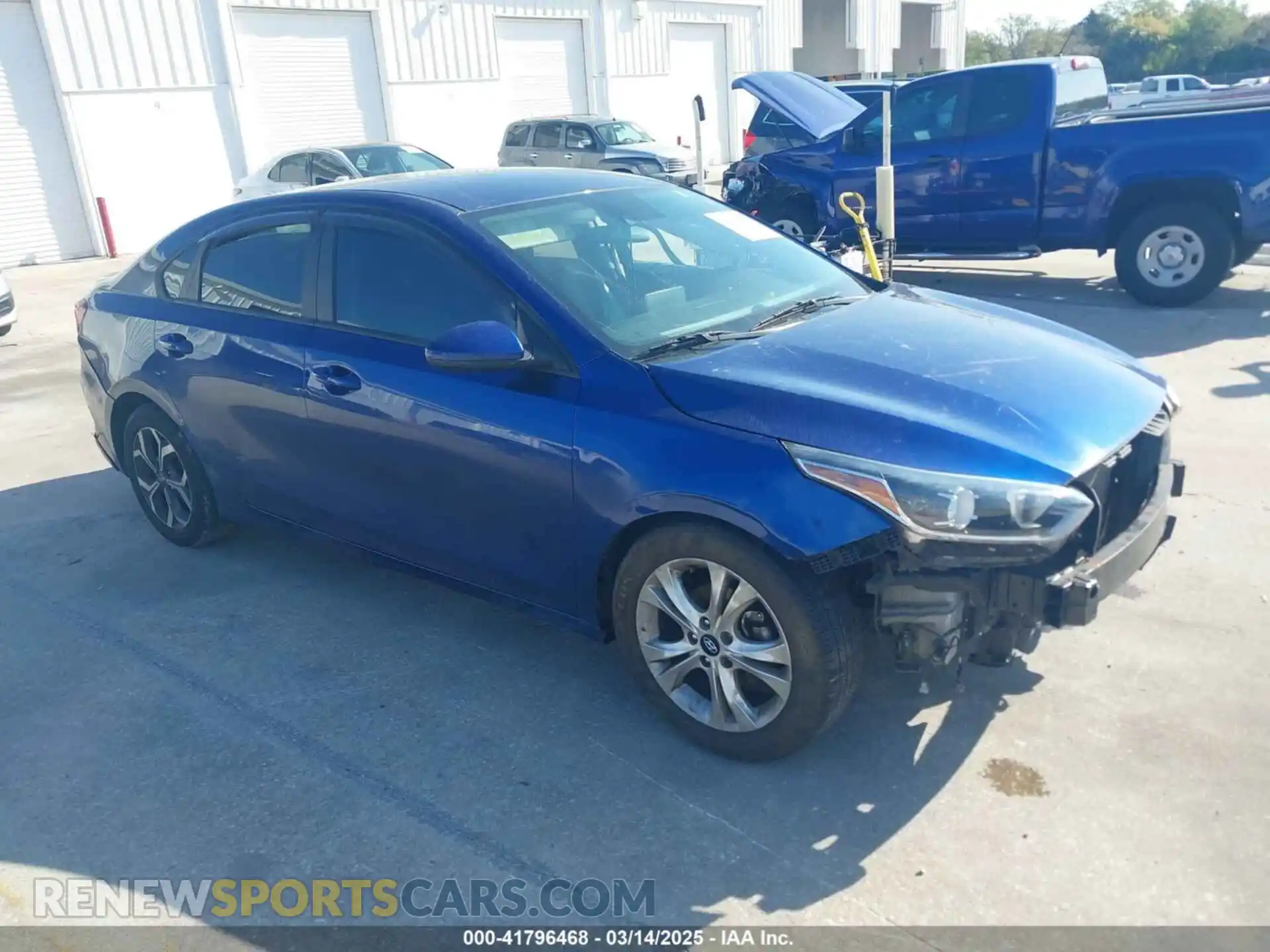 1 Photograph of a damaged car 3KPF24AD9ME337664 KIA FORTE 2021